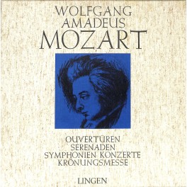 LP + CD: Wolfgang Amadeus Mozart Ouvertüren, Serenaden - LINGEN 5LP-Box