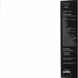 LP + CD: Johann Pachelbel Orgelwerke Albert Bolliger - 1987 - 3LP-Box