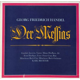 LP + CD: Georg Friedrich Händel - Der Messias - Münchner Bach-Orchester Karl Richter - 1965 - 3LP-Box