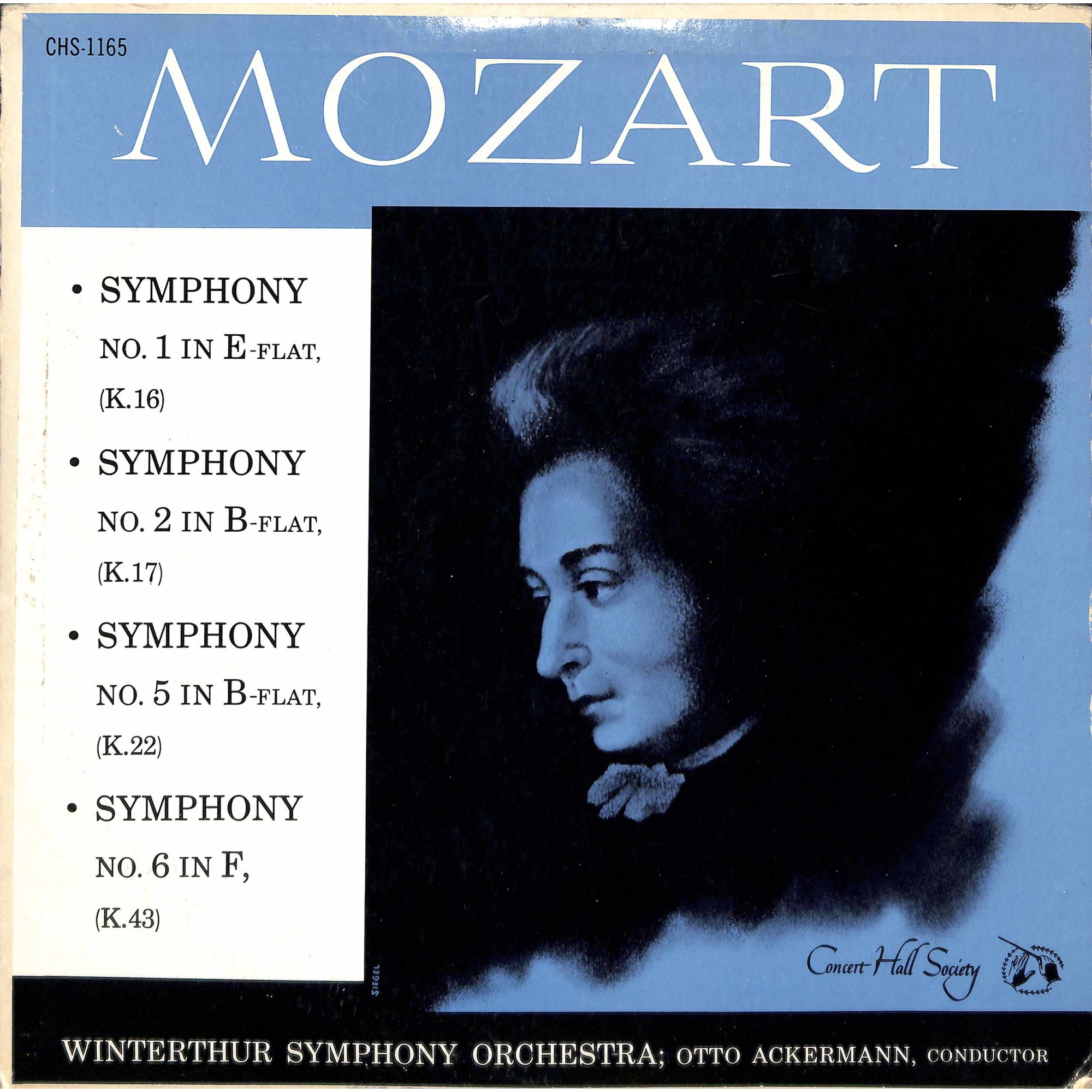 LP + CD: Wolfgang Amadeus Mozart Symphonies 1,2,5 and 6 - Winterthur Symphony Orchestra LP + CD: Wolfgang Amadeus Mozart Symphonies 1,2,5 and 6 - Winterthur Symphony Orchestra