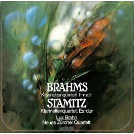 LP + CD: Neues Zürcher Quartett - Brahms Stamitz Lux Brahn - 1978