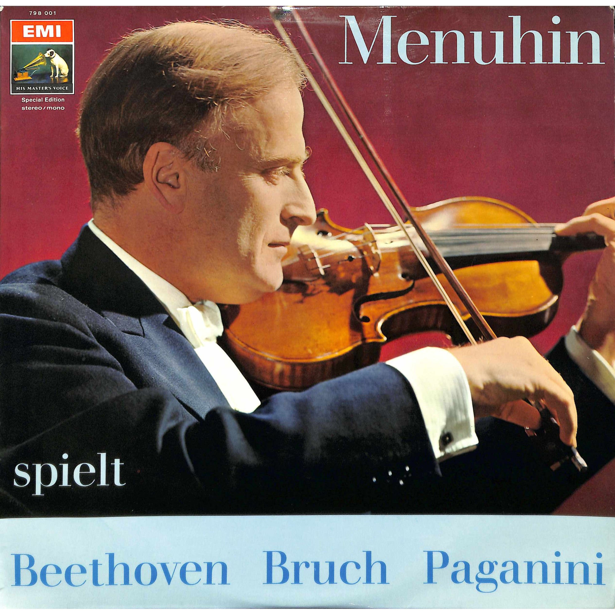 CD-Kopie von Vinyl: Menuhin spielt Beethoven Bruch Paganini - 1962 CD-Kopie von Vinyl: Menuhin spielt Beethoven Bruch Paganini - 1962