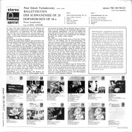 CD: Tchaikovsky, Wiener Symphoniker , Ltg. Karel Ančerl – Ballettsuiten: Der Schwanensee Op. 20 / Dornröschen Op. 66 A