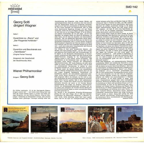 CD-Kopie von Vinyl: Solti, Wagner, Wiener Philharmoniker – Georg Solti Dirigiert Wagner