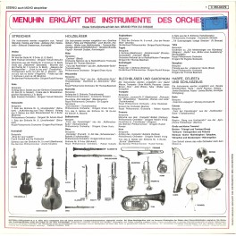CD-Kopie von Vinyl: Yehudi Menuhin – Erklärt Die Instrumente Des Orchesters
