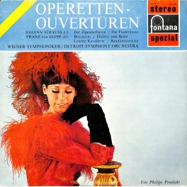 CD-Kopie von Vinyl: Wiener Symphoniker / Detroit Symphony Orchestra – Operetten-Ouvertüren