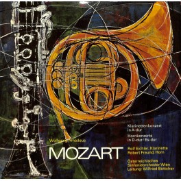 CD: Wolfgang Amadeus Mozart, Rolf Eichler, Robert Freund, Österreichisches Sinfonieorchester Wilfried Böttcher – Klarinettenkonzert 