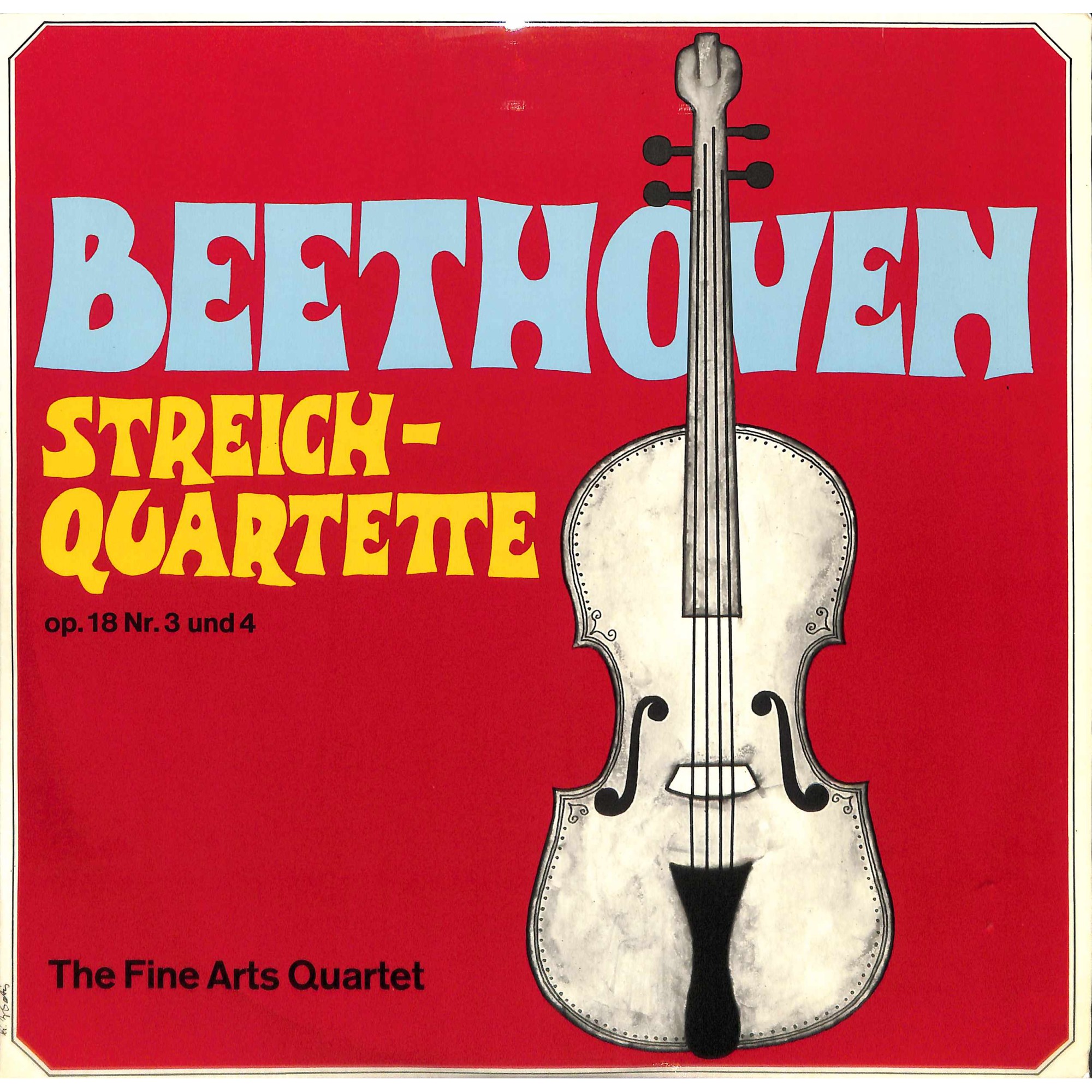 CD + LP Vinyl: Beethoven / The Fine Arts Quartet – Streichquartette Op. 18 Nr. 3 Und Nr. 4 - 1959 CD + LP Vinyl: Beethoven / The Fine Arts Quartet – Streichquartette Op. 18 Nr. 3 Und Nr. 4 - 1959