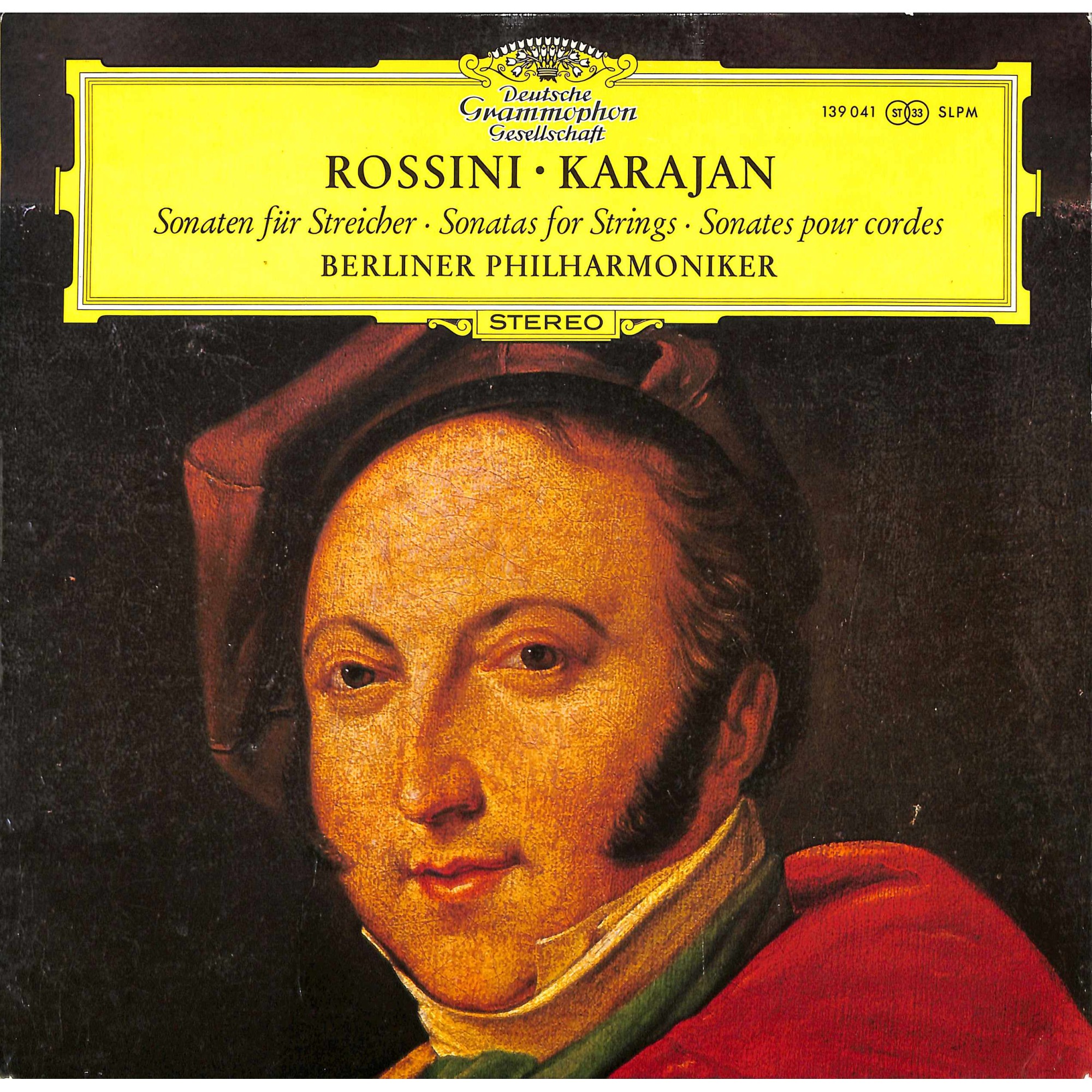 CD: Rossini, Berlin Philharmonic Orchestra, Herbert von Karajan – Sonaten für Streicher - 1969 CD: Rossini, Berlin Philharmonic Orchestra, Herbert von Karajan – Sonaten für Streicher - 1969