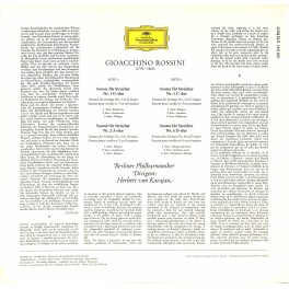 CD: Rossini, Berlin Philharmonic Orchestra, Herbert von Karajan – Sonaten für Streicher - 1969
