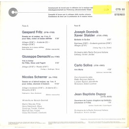 CD: Gaspard Fritz / Giuseppe Demachi / Nicolas Scherrer / Joseph D. X. Stalder / Carlo Soliva / Jean Edouard Dupuy - 1967