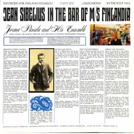 CD-Kopie von Vinyl: Jean Sibelius / Jorma Panula And His Ensemble – Jean Sibelius In The Bar Of M/S Finlandia