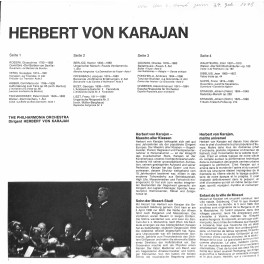 CD-Kopie von Vinyl: Karajan, The Philharmonia Orchestra – Karajan - 2LPs