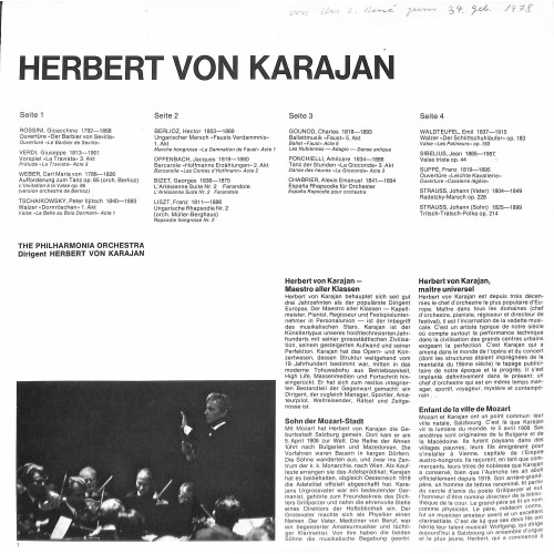 CD-Kopie von Vinyl: Karajan, The Philharmonia Orchestra – Karajan - 2LPs