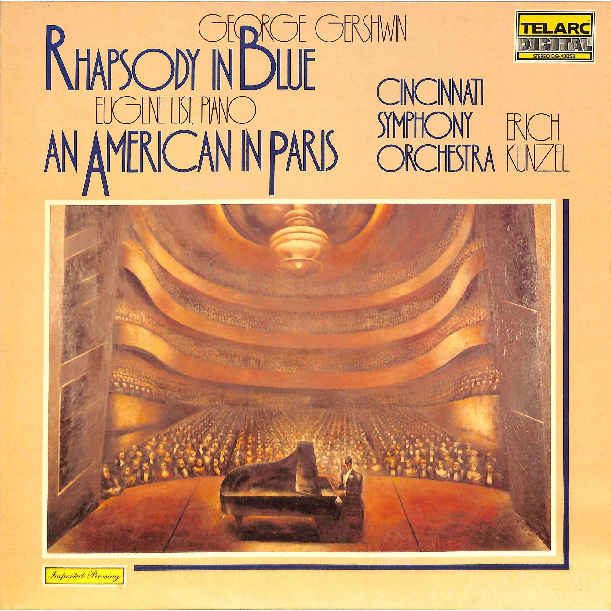 CD-Kopie von Vinyl: Gershwin - Erich Kunzel And Cincinnati Symphony Orchestra – Rhapsody In Blue - 1981 CD-Kopie von Vinyl: Gershwin - Erich Kunzel And Cincinnati Symphony Orchestra – Rhapsody In Blue - 1981
