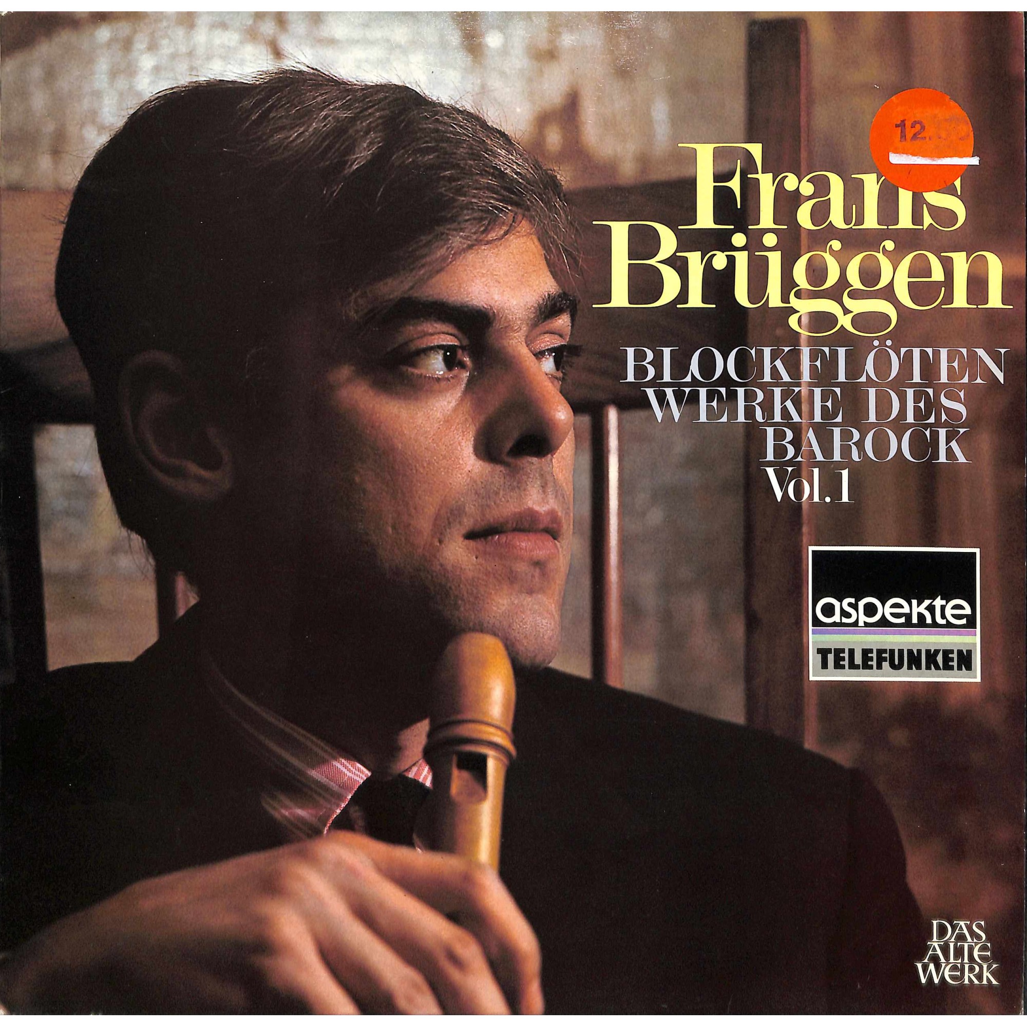 CD-Kopie von Vinyl: Frans Brüggen – Blockflötenwerke Des Barock, Vol. 1 CD-Kopie von Vinyl: Frans Brüggen – Blockflötenwerke Des Barock, Vol. 1