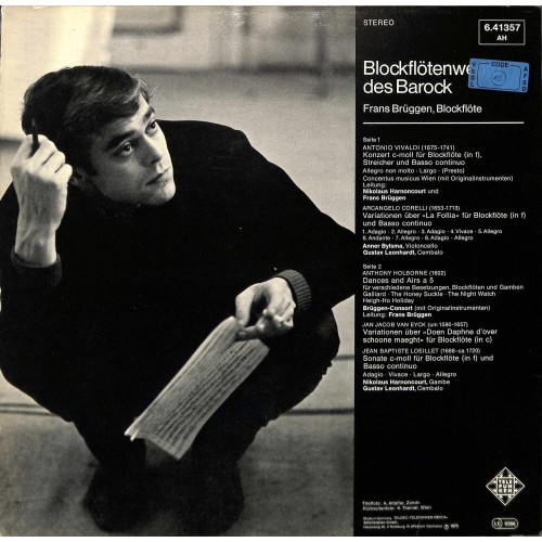 CD-Kopie von Vinyl: Frans Brüggen – Blockflötenwerke Des Barock, Vol. 1