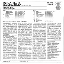 CD-Kopie von Vinyl: Mario Rossi, Orchester Der Wiener Volksoper – Brahms, Ungarische Tänze