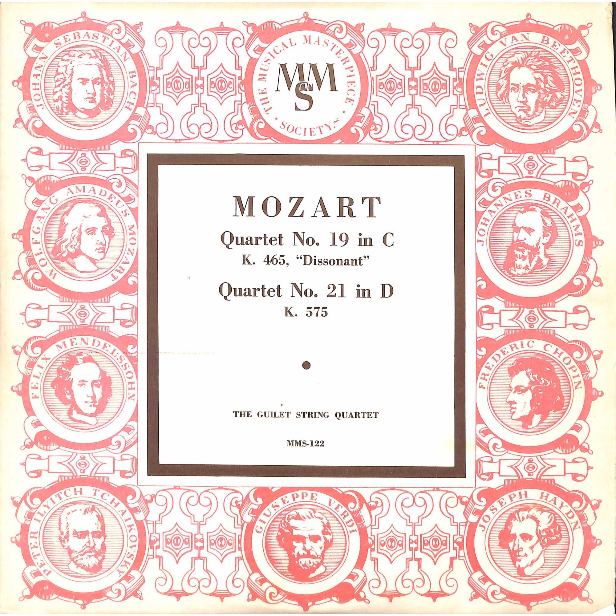 CD: Mozart, The Guilet String Quartet – Quartet No. 19 In C K. 465, Dissonant / Quartet No. 21 In D K.575 CD: Mozart, The Guilet String Quartet – Quartet No. 19 In C K. 465, Dissonant / Quartet No. 21 In D K.575