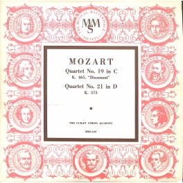 CD: Mozart, The Guilet String Quartet – Quartet No. 19 In C K. 465, Dissonant / Quartet No. 21 In D K.575