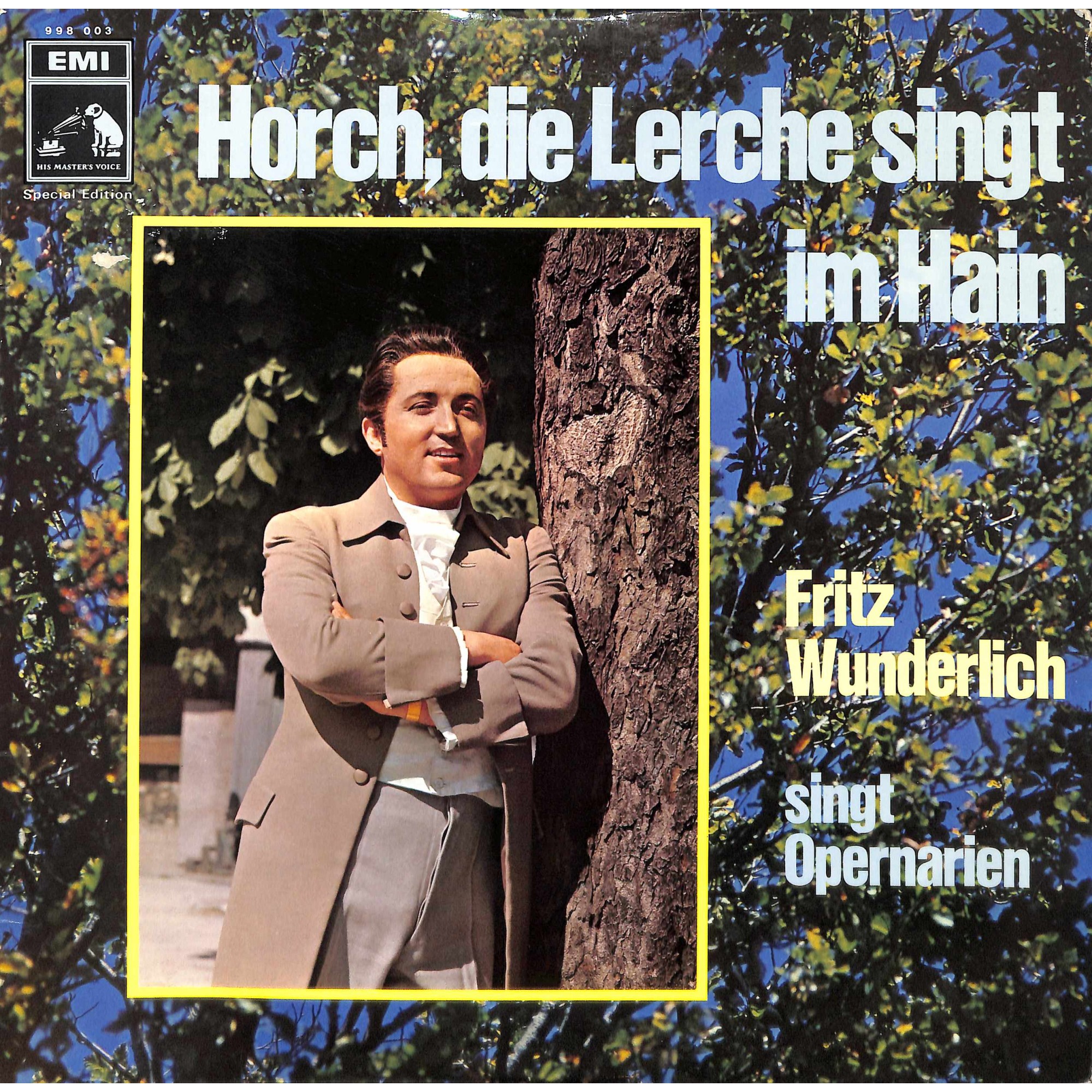 CD-Kopie von Vinyl: Fritz Wunderlich – Horch, Die Lerche Singt Im Hain (Fritz Wunderlich Singt Opernarien) CD-Kopie von Vinyl: Fritz Wunderlich – Horch, Die Lerche Singt Im Hain (Fritz Wunderlich Singt Opernarien)