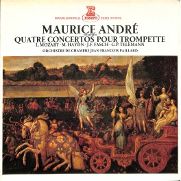 CD: Maurice André Interprete L. Mozart, M. Haydn, Orchestre De Chambre Jean-François Paillard - Quatre Concertos Pour Trompette