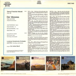 CD: Georg Friedrich Händel, Joan Sutherland u.a. Londoner Symphonie-Orchester Und Chor, Sir Adrian Boult – Das Schönste Aus Händels Messias