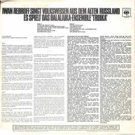 CD-Kopie von Vinyl: Iwan Rebroff Singt Volksweisen Aus Dem Alten Russland - 1967