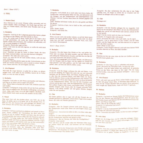 CD-Kopie von Vinyl: Reinhard Keiser – Markus Passion, Kirchenchor Langnau i.E. Gemischter Chor Zweisimmen Jörg Ewald Dähler, 2 LPs