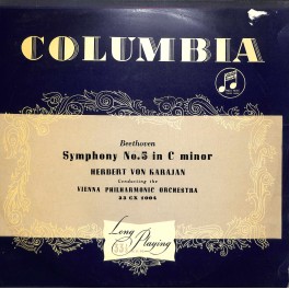 CD+ LP Vinyl: Beethoven - Vienna Philharmonic Orchestra, Herbert von Karajan – Symphony No. 5 In C Minor - 1952