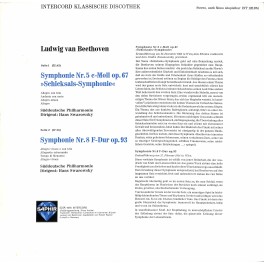 CD-Kopie von Vinyl: Ludwig van Beethoven, Süddeutsche Philharmonie, Hans Swarowsky – Schicksals-Symphonie - 1976