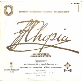 CD-Kopie von Vinyl: Frédéric Chopin – Oeuvres Complètes  Kassette II, Platte 1 - 1960