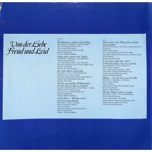 CD-Kopie von Vinyl: Various – Von der Liebe Freud und Leid - Berühmte Opernduette - 2 LPs
