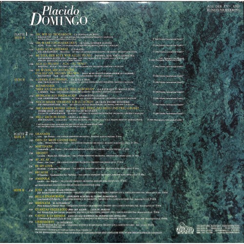 CD-Kopie von Vinyl: Placido Domingo – Die Collection Seiner Grossen Meisterwerke - 1986, 2LPs