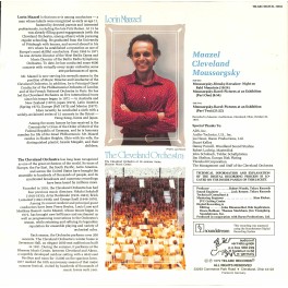 CD-Kopie von Vinyl: Lorin Maazel, The Cleveland Orchestra, Moussorgsky – Pictures At An Exhibition / Night On Bald Mountain
