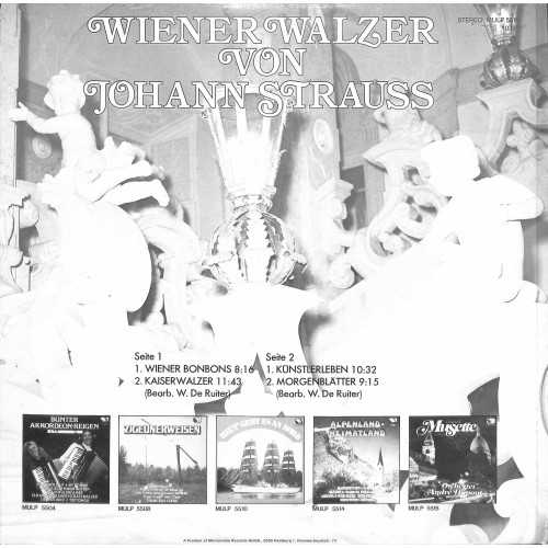CD-Kopie von Vinyl: Das Salzburger Mozarteum Orchester – Wiener Walzer Von Johann Strauss - 1973