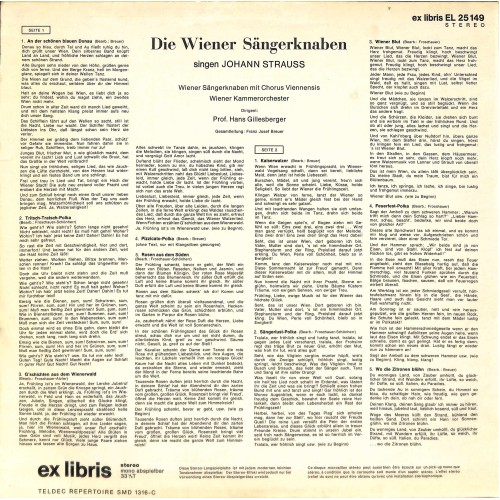 LP + CD: Die Wiener Sängerknaben – Singen Johann Strauss
