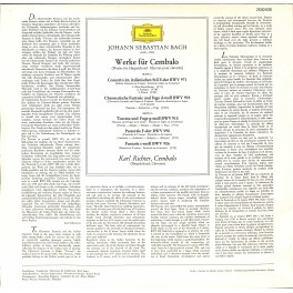CD-Kopie von Vinyl: Johann Sebastian Bach, Karl Richter – Italienisches Konzert, Chromatische Fantasie Und Fuge - 1970