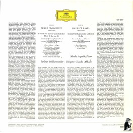 CD-Kopie von Vinyl: Prokofieff / Ravel - Martha Argerich / Berliner Philharmoniker / Claudio Abbado – 1967