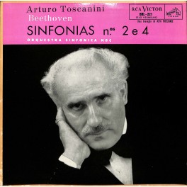 CD-Kopie von Vinyl: Arturo Toscanini Beethoven sinfonias nos. 2 e 4 - RCA Victor