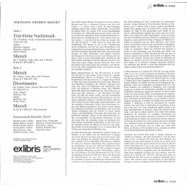 LP + CD: Mozart, Kammermusik-Ensemble Zürich – Eine Kleine Nachtmusik - 1974