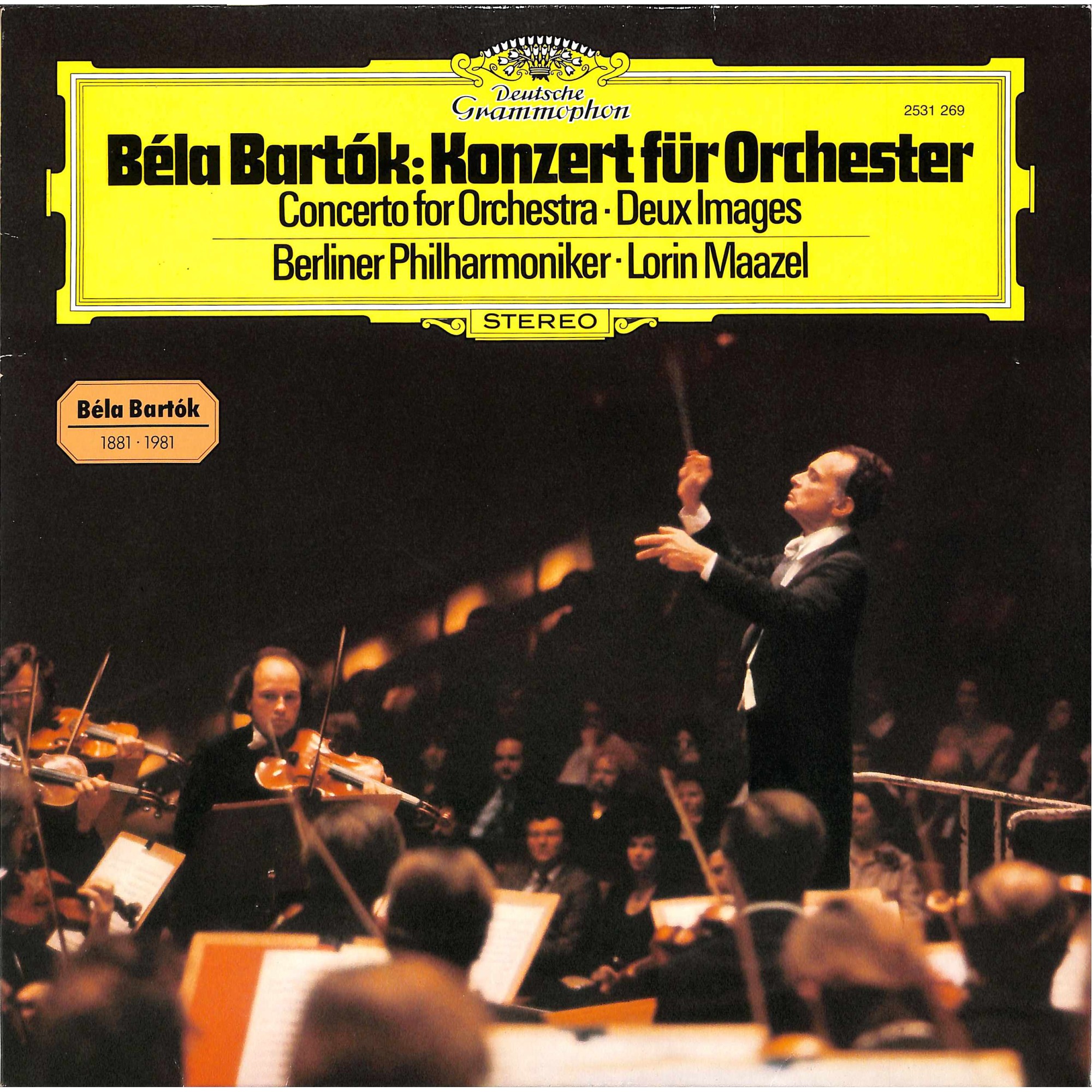 CD + LP: Béla Bartók, Berliner Philharmoniker · Lorin Maazel – Konzert Für Orchester - 1981 CD + LP: Béla Bartók, Berliner Philharmoniker · Lorin Maazel – Konzert Für Orchester - 1981