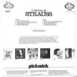 CD-Kopie von Vinyl: The Vienna "Pops" Orchestra conducted by Leonhard Villinger – A Festival Of Strauss 1967