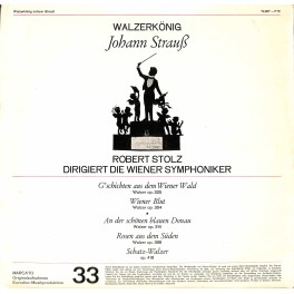 CD-Kopie von Vinyl: Johann Strauss / Die Wiener Symphoniker, Robert Stolz – Walzerkönig