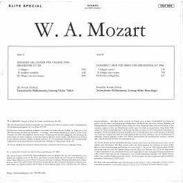 CD-Kopie von Vinyl: Wolfgang Amadeus Mozart – Tschechische Philharmonie