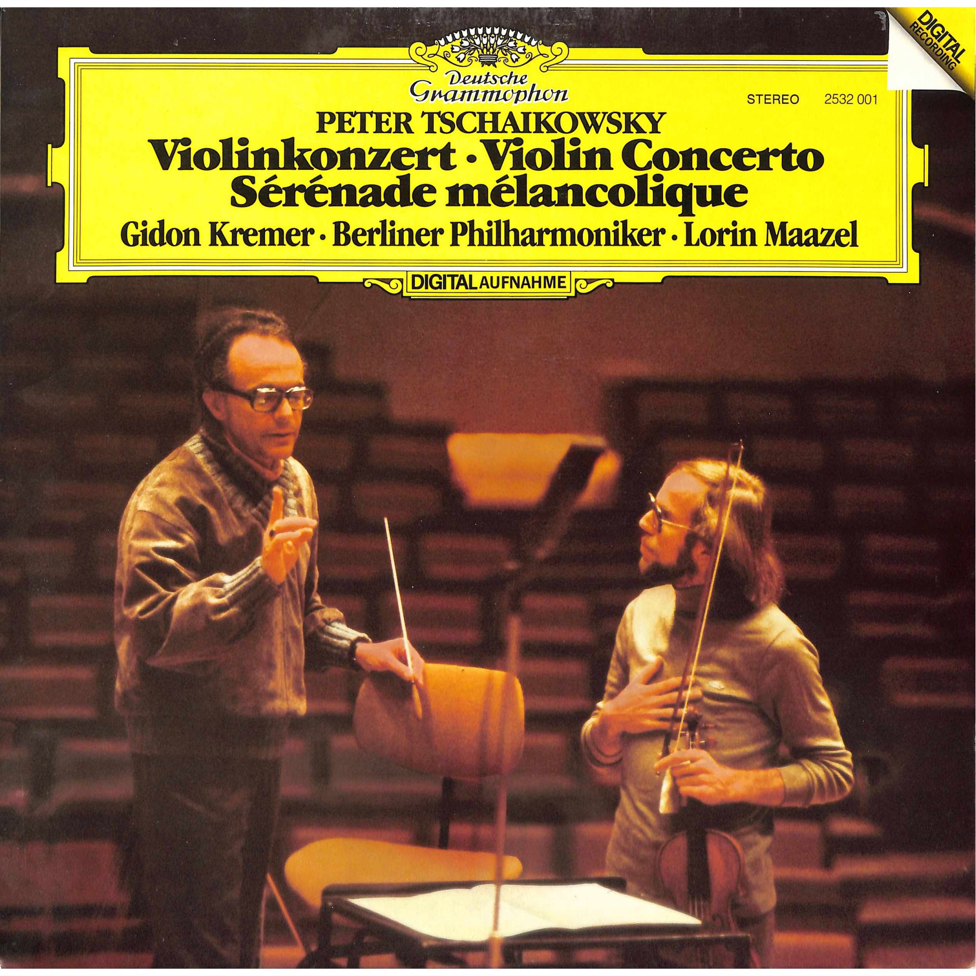 CD + LP: Peter Tschaikowsky, Berliner Philharmoniker – Violinkonzert • Violin Concerto • Sérénade Mélancolique - 1980 CD + LP: Peter Tschaikowsky, Berliner Philharmoniker – Violinkonzert • Violin Concerto • Sérénade Mélancolique - 1980