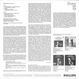 CD-Kopie von Vinyl: Bruch - Gewandhaus Orchestra, Leipzig, Kurt Masur – Violin Concertos No. 1, Op. 26 & No. 2, Op. 44 CD-Kopie von Vinyl: Bruch - Gewandhaus Orchestra, Leipzig, Kurt Masur – Violin Concertos No. 1, Op. 26 & No. 2, Op. 44
