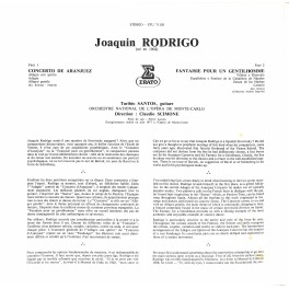 CD-Kopie von Vinyl: Joaquín Rodrigo - Orchestre National de l'Opéra de Monte-Carlo, Concerto De Aranjuez