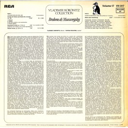 CD-Kopie von Vinyl: Vladimir Horowitz, Nathan Milstein – Brahms & Mussorgsky