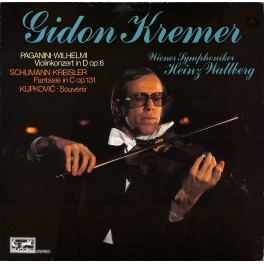 CD-Kopie von Vinyl: Gidon Kremer, Wiener Symphoniker, Heinz Wallberg – Violinkonzert In D Op. 6 / Fantasie In C Op. 131 / Souvenir - 1979